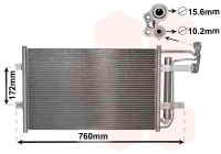 Condenser, air conditioning 27005252 International Radiators