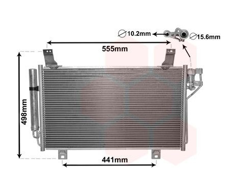Condenser, air conditioning 27005264 International Radiators