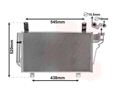 Condenser, air conditioning 27015700 International Radiators