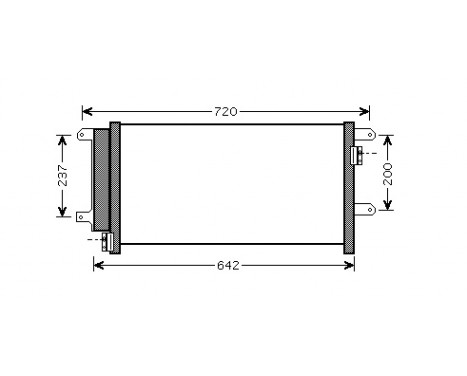 Condenser, air conditioning 28005089 International Radiators