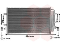 Condenser, air conditioning 28005127 International Radiators