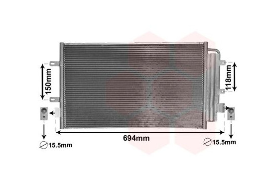 Condenser, air conditioning 28005127 International Radiators