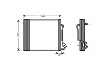 Condenser, air conditioning 29005001 International Radiators