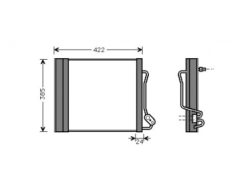 Condenser, air conditioning 29005001 International Radiators