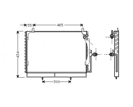 Condenser, air conditioning 30005161 International Radiators