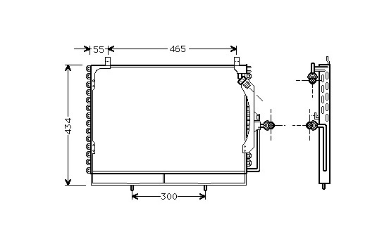 Condenser, air conditioning 30005161 International Radiators