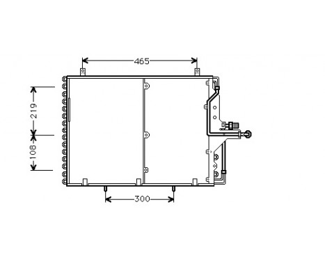 Condenser, air conditioning 30005169 International Radiators