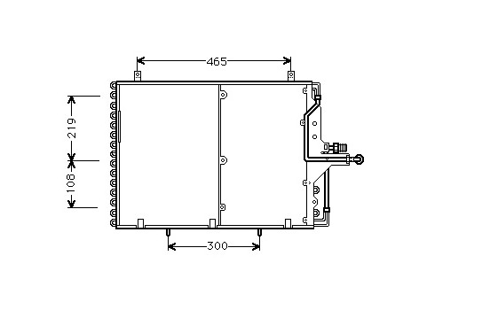 Condenser, air conditioning 30005169 International Radiators