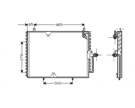 Condenser, air conditioning 30005170 International Radiators