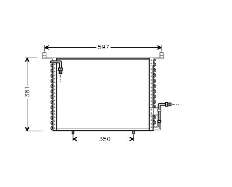 Condenser, air conditioning 30005194 International Radiators