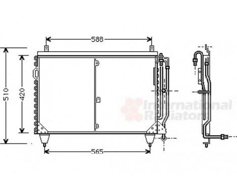 Condenser, air conditioning 30005199 International Radiators, Image 2