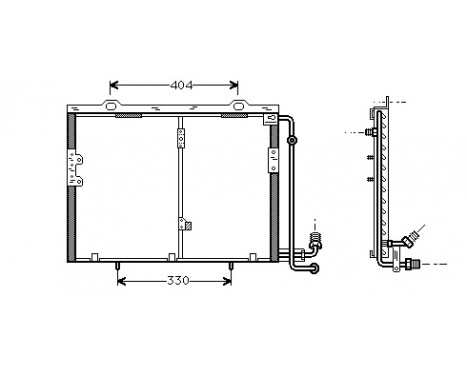 Condenser, air conditioning 30005207 International Radiators