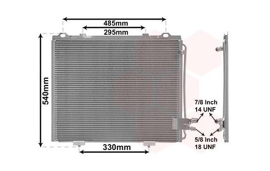 Condenser, air conditioning 30005232 International Radiators, Image 2