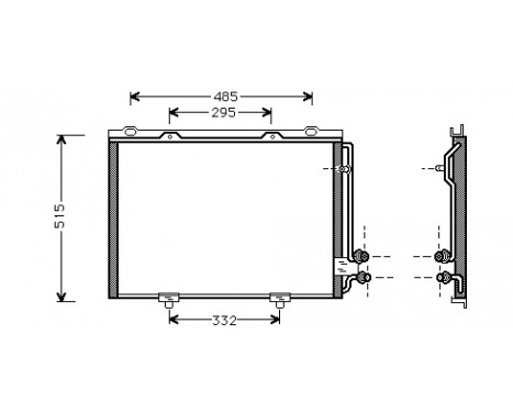 Condenser, air conditioning 30005232 International Radiators