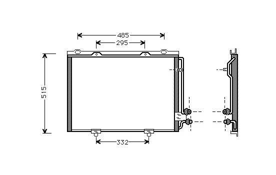Condenser, air conditioning 30005232 International Radiators