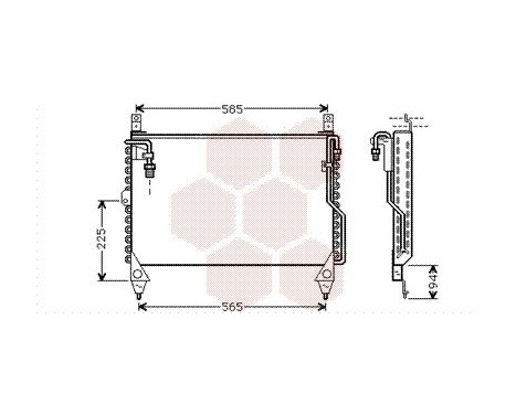 Condenser, air conditioning 30005242 International Radiators, Image 2