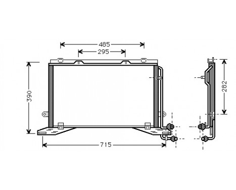 Condenser, air conditioning 30005268 International Radiators