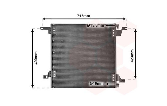 Condenser, air conditioning 30005270 International Radiators, Image 2