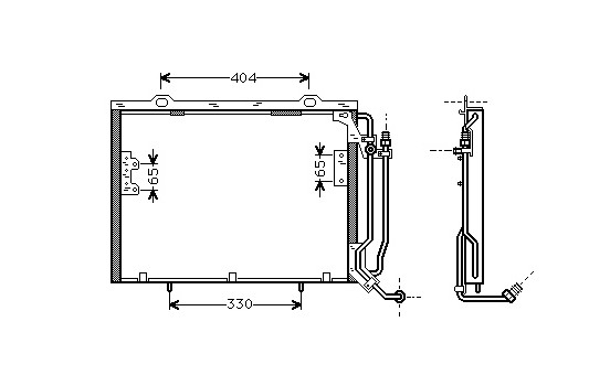 Condenser, air conditioning 30005279 International Radiators