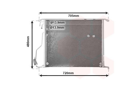 Condenser, air conditioning 30005280 International Radiators, Image 2