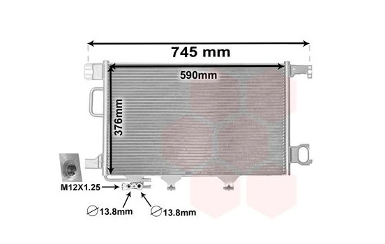 Condenser, air conditioning 30005360 International Radiators, Image 2