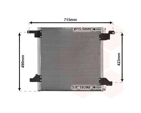 Condenser, air conditioning 30005377 International Radiators, Image 2