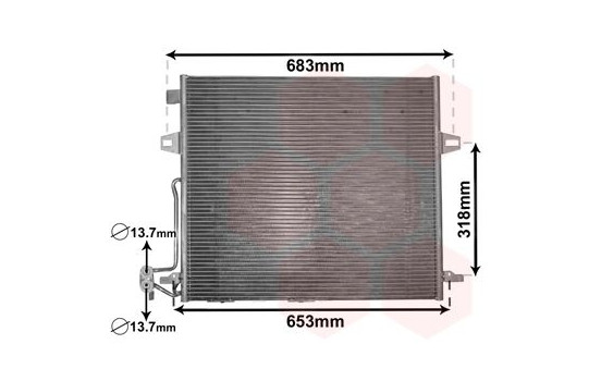 Condenser, air conditioning 30005406 International Radiators, Image 2