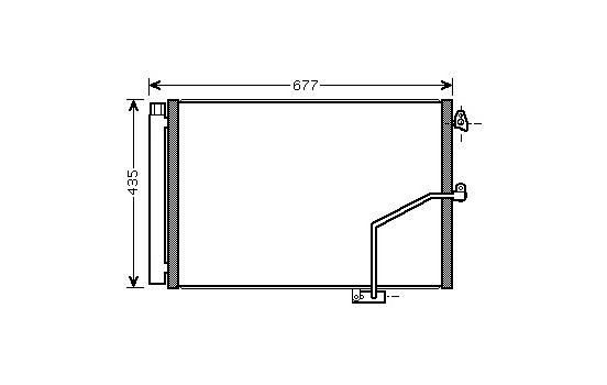 Condenser, air conditioning 30005450 International Radiators