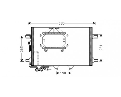 Condenser, air conditioning 30005562 International Radiators
