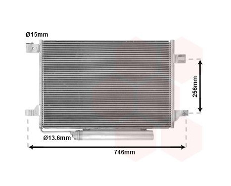 Condenser, air conditioning 30005572 International Radiators, Image 2