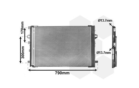 Condenser, air conditioning 30015701 International Radiators
