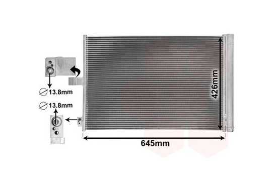 Condenser, air conditioning 30015702 International Radiators