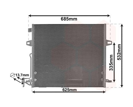 Condenser, air conditioning 30015706 International Radiators