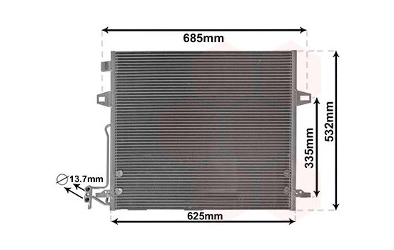 Condenser, air conditioning 30015706 International Radiators