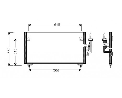 Condenser, air conditioning 32005106 International Radiators