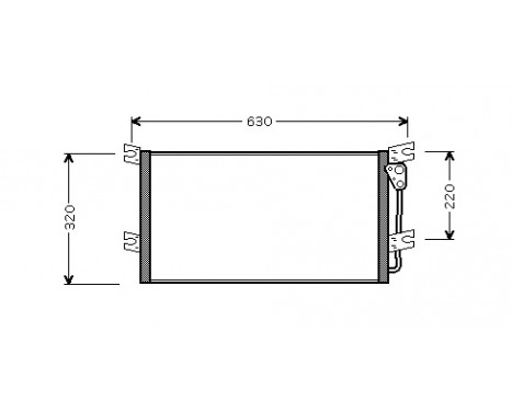 Condenser, air conditioning 32005154 International Radiators