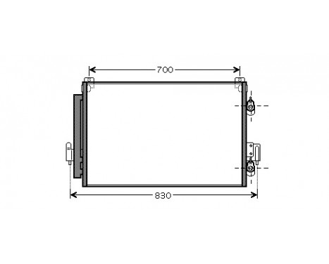 Condenser, air conditioning 32005178 International Radiators