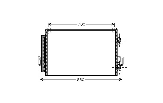 Condenser, air conditioning 32005178 International Radiators