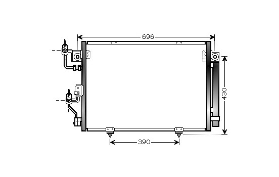 Condenser, air conditioning 32005191 International Radiators