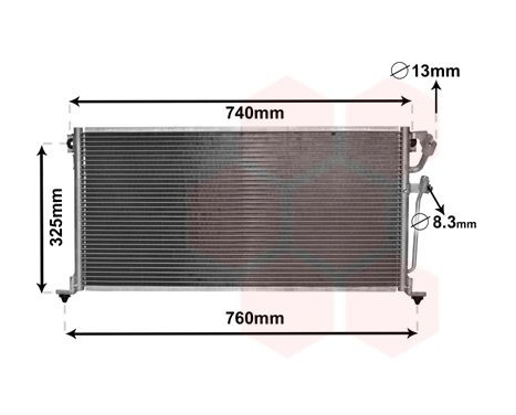 Condenser, air conditioning 32005220 International Radiators, Image 2