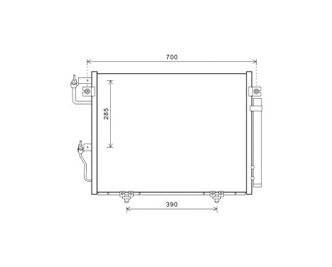 Condenser, air conditioning 32005231 International Radiators
