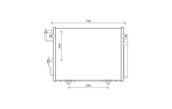 Condenser, air conditioning 32005231 International Radiators