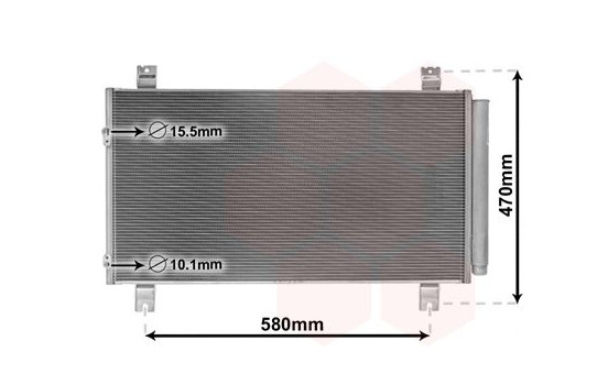 Condenser, air conditioning 32005258 International Radiators