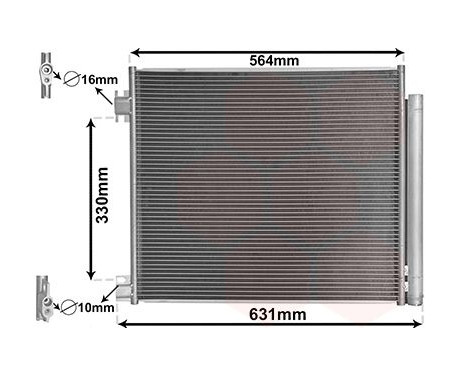 Condenser, air conditioning 33005422 International Radiators