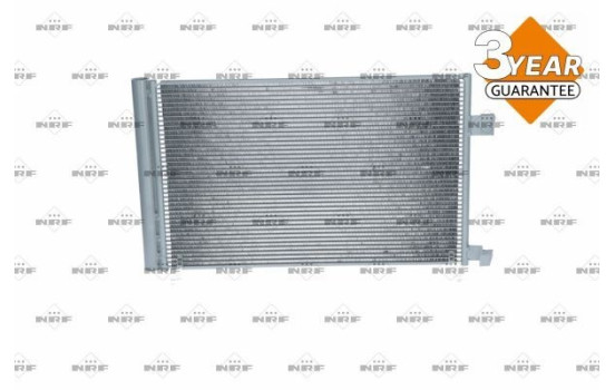 Condenser, air conditioning 350355 NRF, Image 4
