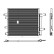 Condenser, air conditioning 350388 NRF