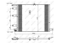 Condenser, air conditioning 35212 NRF