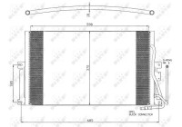Condenser, air conditioning 35342 NRF