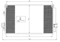 Condenser, air conditioning 35415 NRF