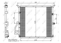 Condenser, air conditioning 35586 NRF